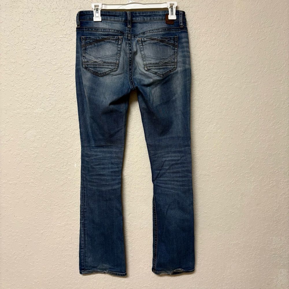 BKE Stella Bootcut Medium Wash Denim Blue Jeans Size 27L - Picture 2 of 8